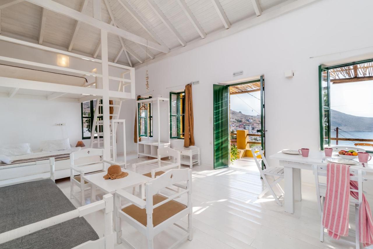 Atlantis Houses Chalki Town Luaran gambar