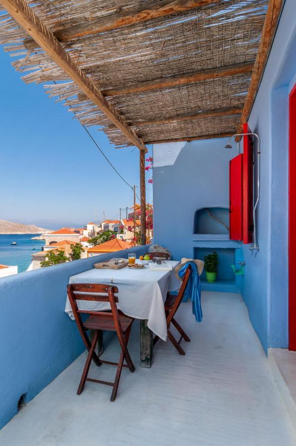 Atlantis Houses Chalki Town Luaran gambar