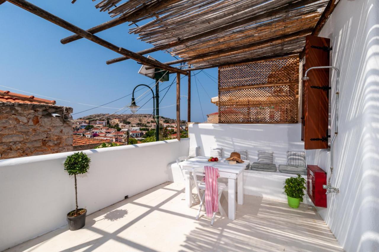 Atlantis Houses Chalki Town Luaran gambar