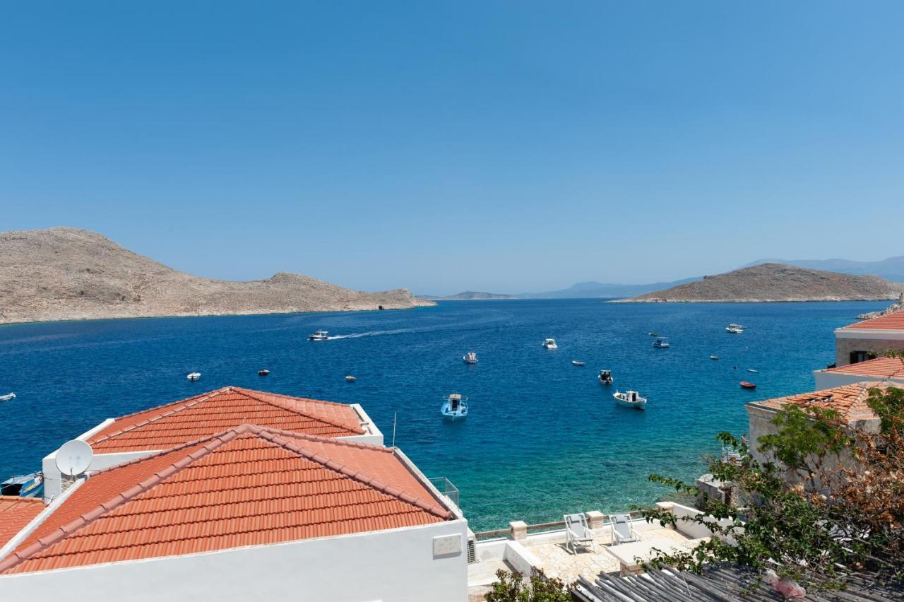 Atlantis Houses Chalki Town Luaran gambar