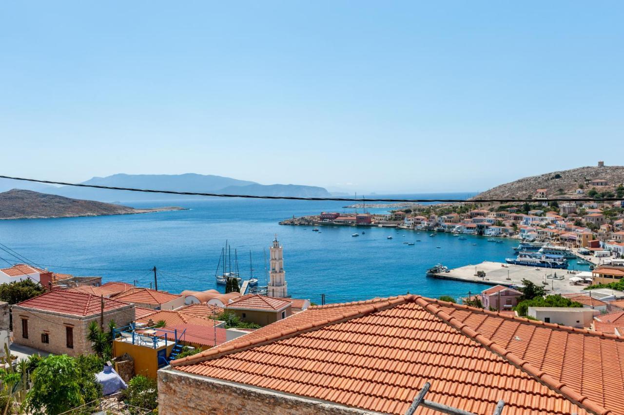 Atlantis Houses Chalki Town Luaran gambar