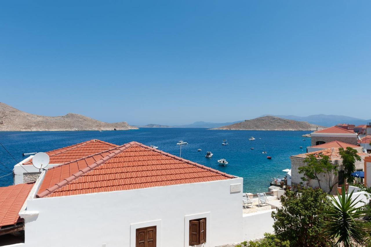 Atlantis Houses Chalki Town Luaran gambar