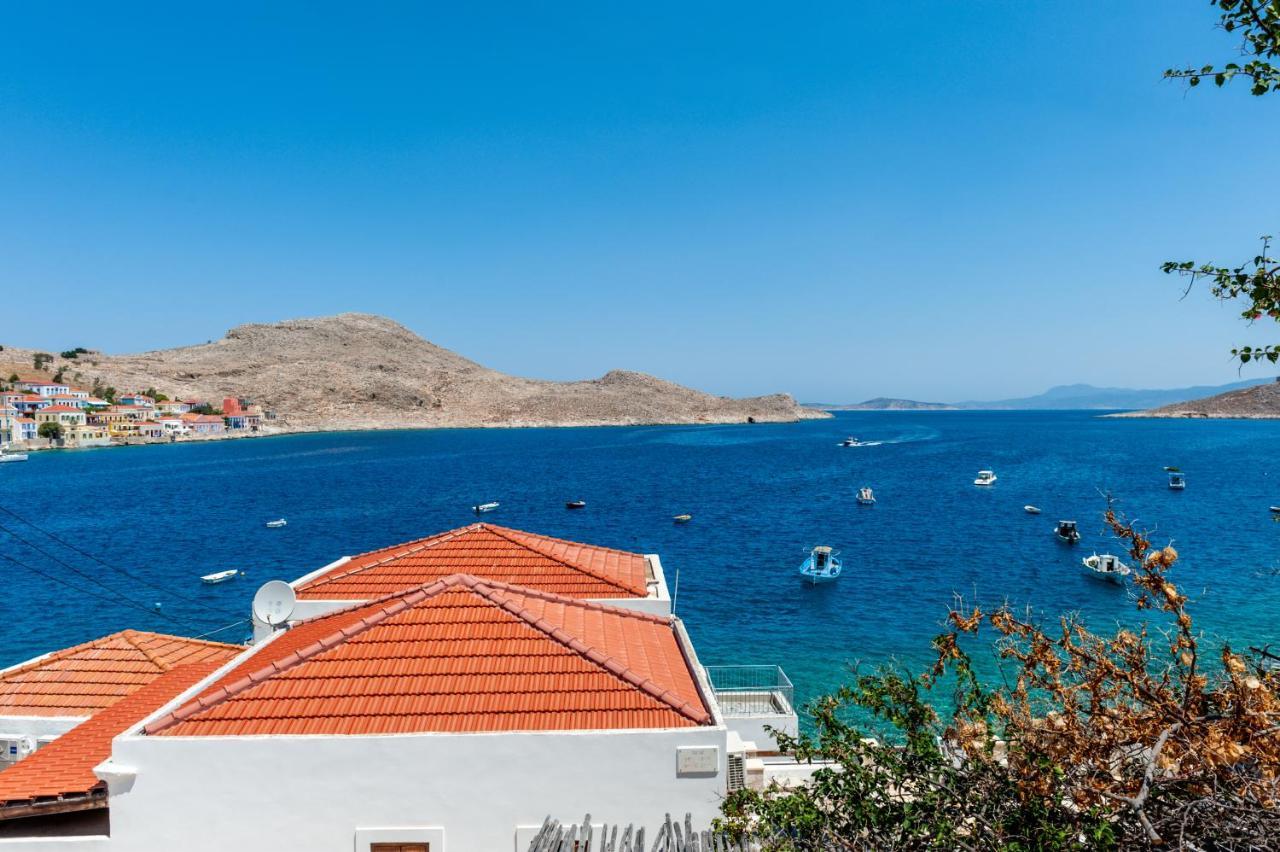 Atlantis Houses Chalki Town Luaran gambar