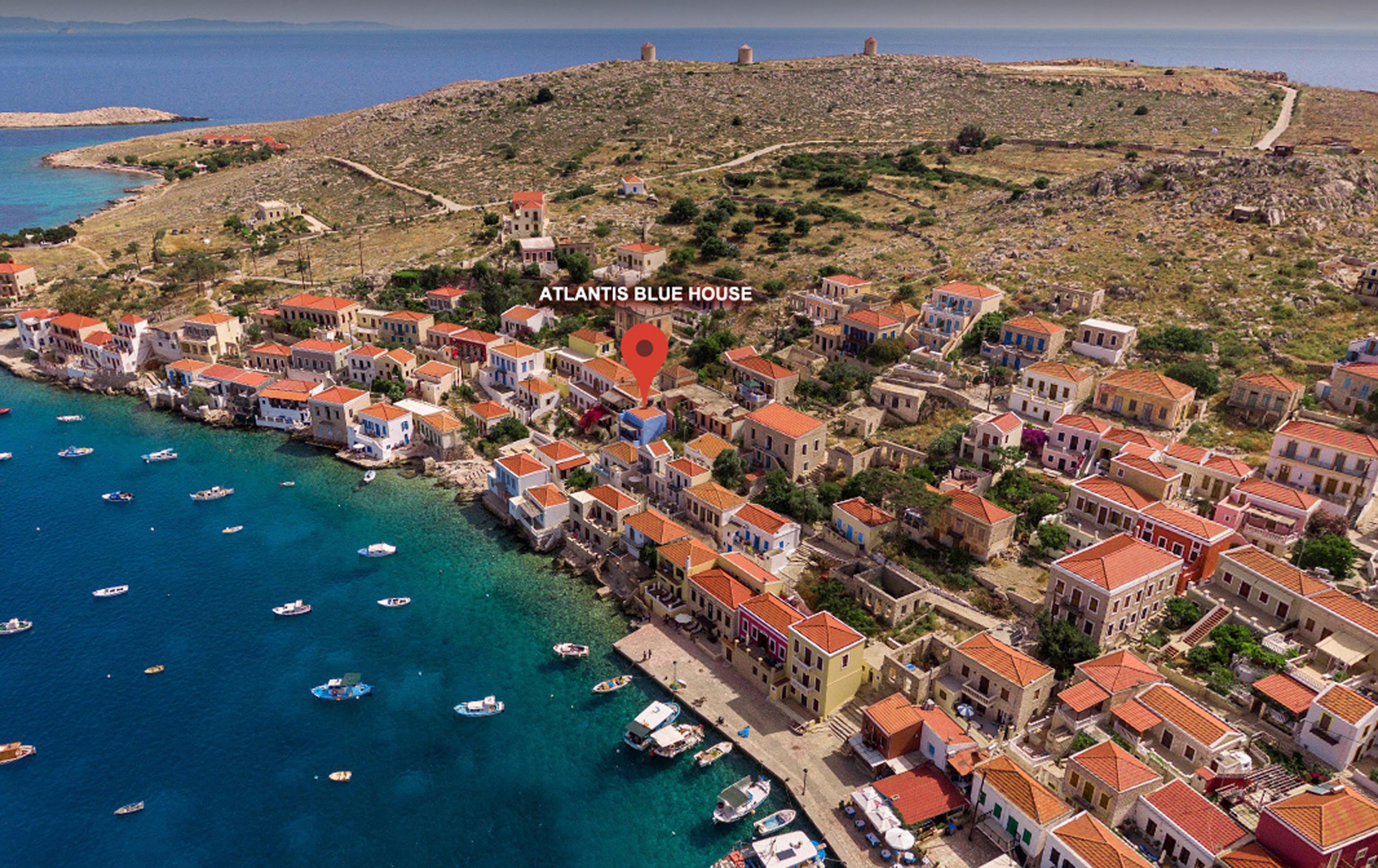 Atlantis Houses Chalki Town Luaran gambar