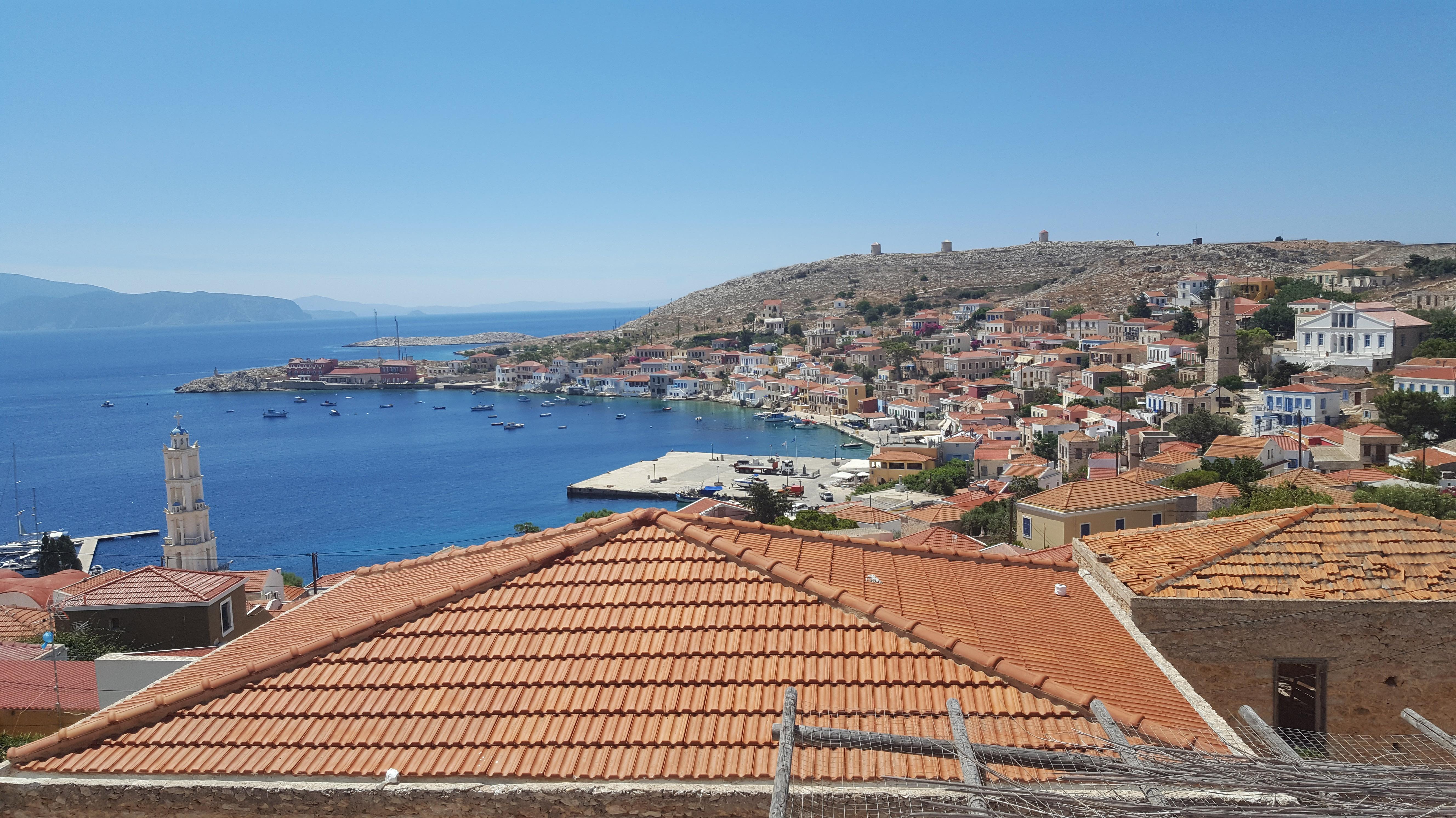 Atlantis Houses Chalki Town Luaran gambar