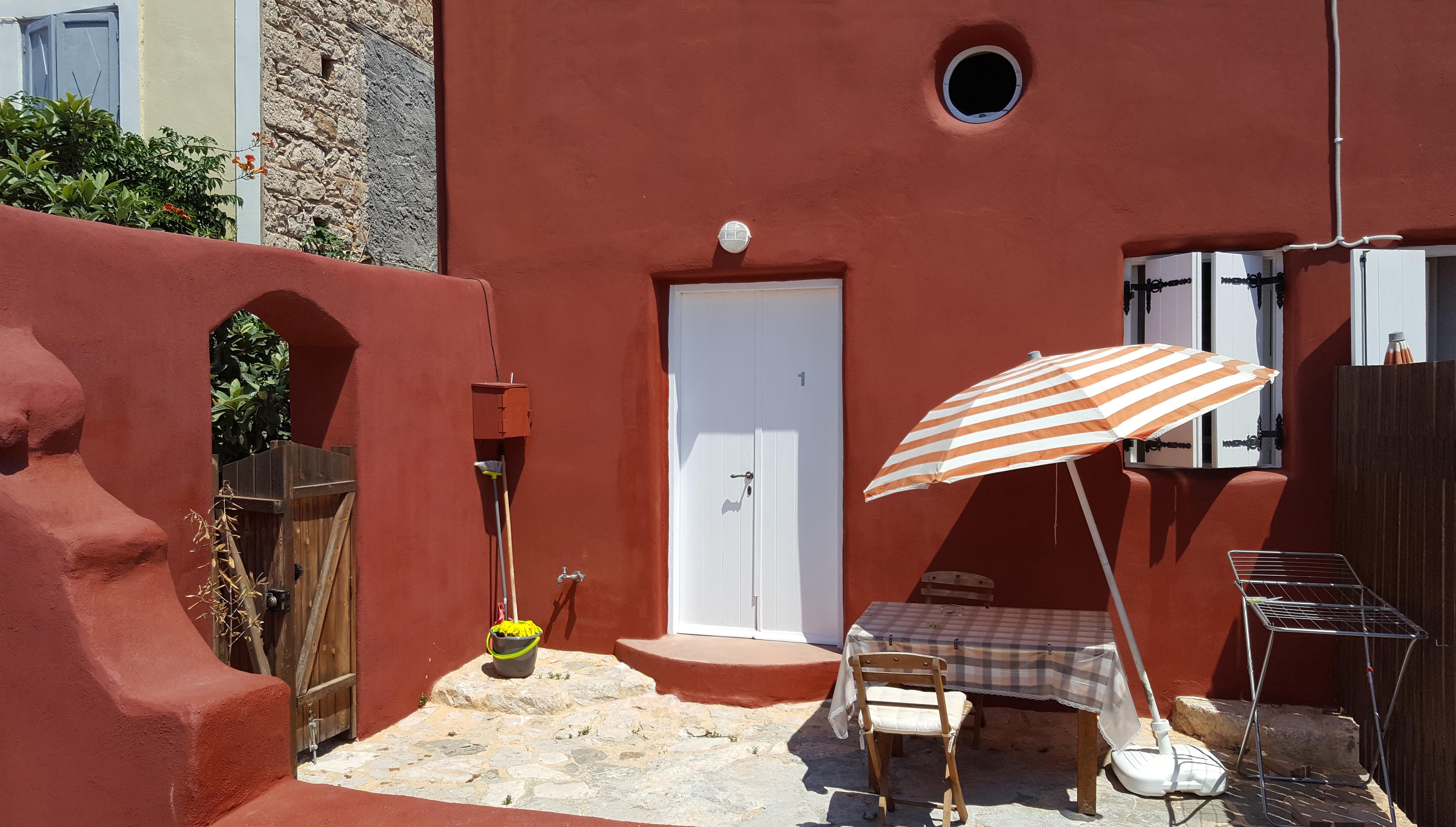 Atlantis Houses Chalki Town Luaran gambar