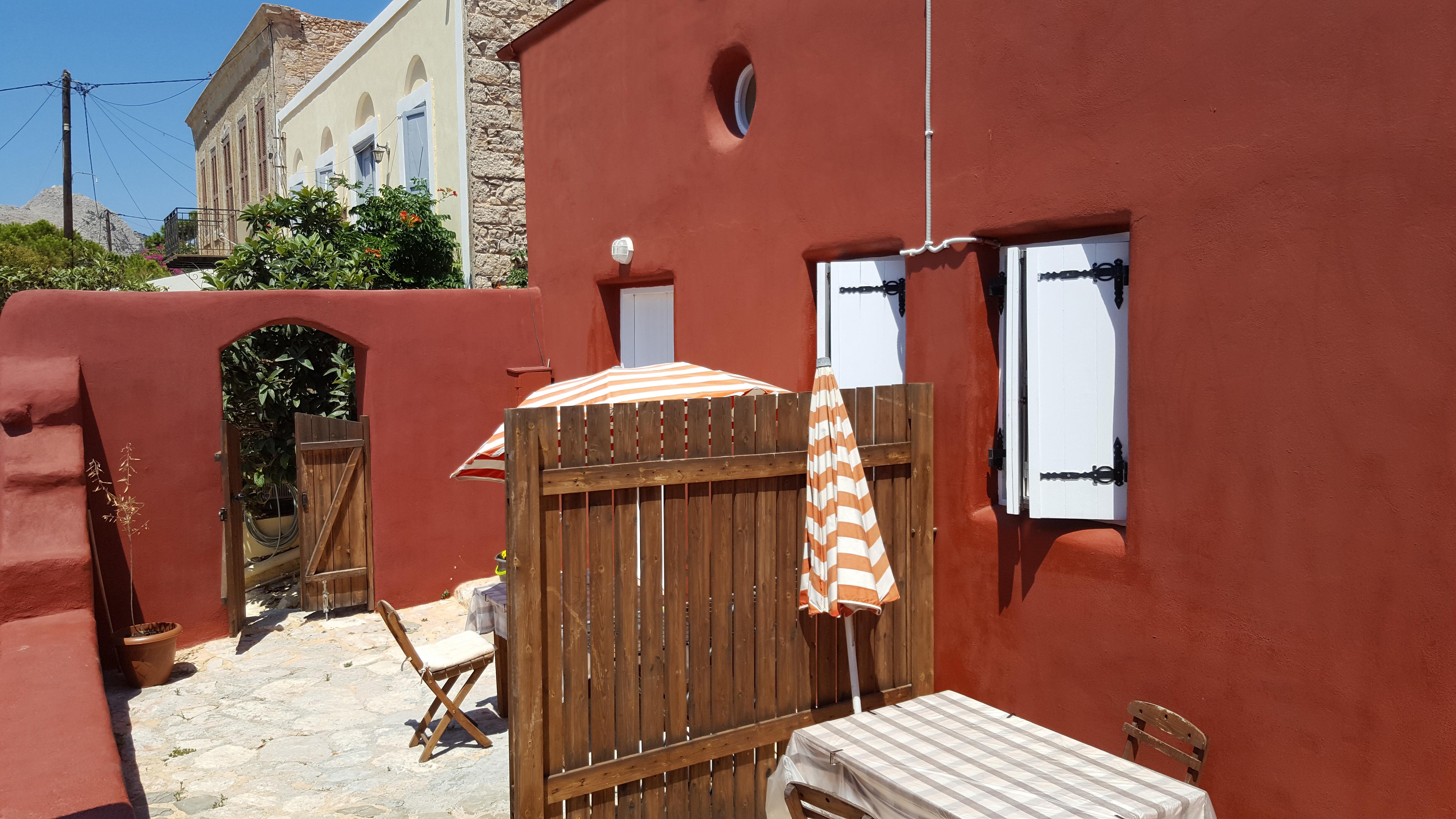 Atlantis Houses Chalki Town Luaran gambar