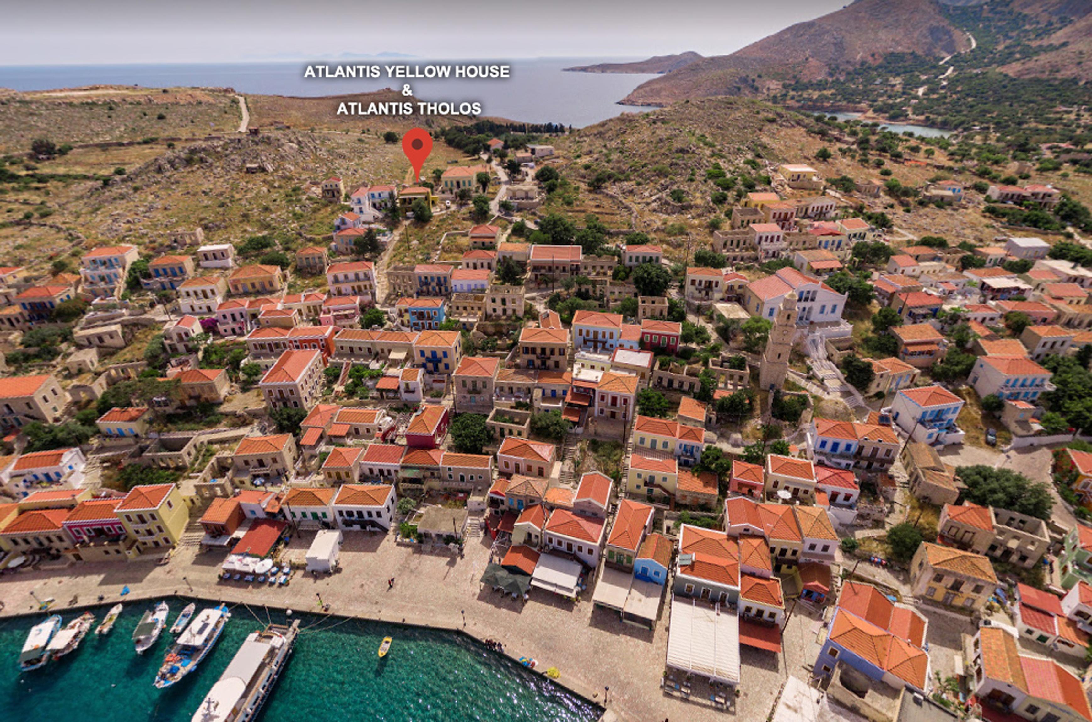 Atlantis Houses Chalki Town Luaran gambar